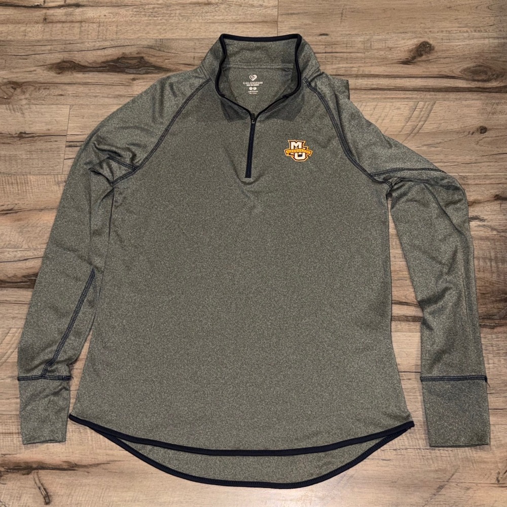 Colosseum Marquette 1/4 Zip Youth XL Gray Basketball Team Gear College Pullover